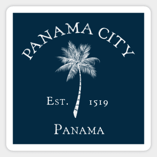 Panama City Panama Vintage Palm Sticker